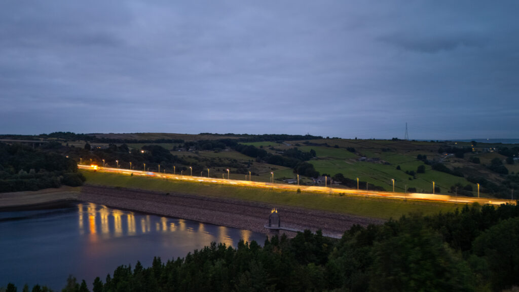 M62 Across Scammonden Water